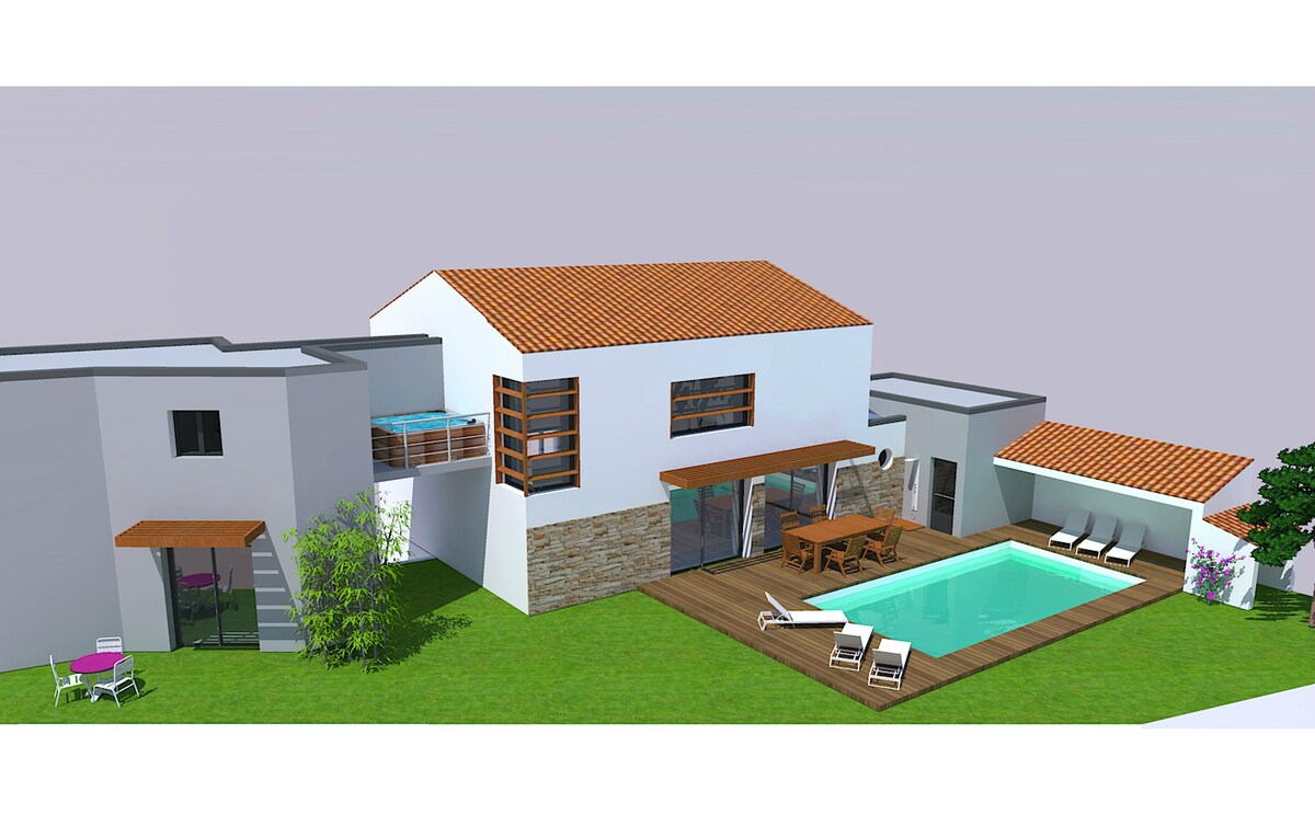 Villa La Meilleraie overview 1